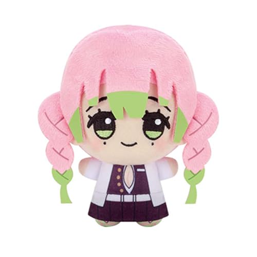 Xinchangda Tokitou Muichirou Plüsch Figure Iguro Obanai Soft Figure 10cm Kanroji Mitsuri Anime Stuffed Figures Niedliches Schlüsselanhänger für Backpack Ornamente von Xinchangda