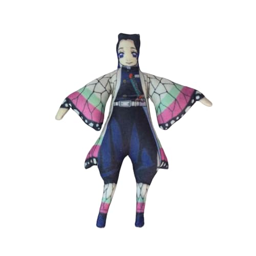 Xinchangda Tomioka Giyuu Stofffigur Kamado Tanjiro Kissen, Shizuku, drehbare Figur, beweglich mit Eisendrahtrahmen, 28 cm, Anime-Überwurffiguren, Sofa, Bett, Dekoration, Sammlerstück, Geschenk von Xinchangda