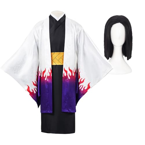 Xinchangda Ubuyashiki Kagaya Kostüm Kimono Kostüm Mantel Gürtel Komplett Set Anime Figuren Cosplay Karneval Halloween Xinchangda Ubuyashiki Kagaya Kostüm Kimono Kostüm Mantel Gürtel Komplett Set Anime Figuren Cosplay Karneval Halloween von Xinchangda