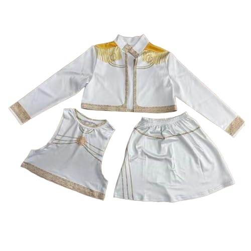 Xinchangda Zoey Cosplay-Kostüm, Rumi Mira, Cosplay, K-POP-Sänger, Bühnenaufführung, weiße kurze Jacke, Uniformrock für Anime-Rollenspiele, Halloween-Kostüm Xinchangda Zoey Cosplay-Kostüm, Rumi Mira, Cosplay, K-POP-Sänger, Bühnenaufführung, weiße kurze Jacke, Uniformrock für Anime-Rollenspiele, Halloween-Kostüm von Xinchangda