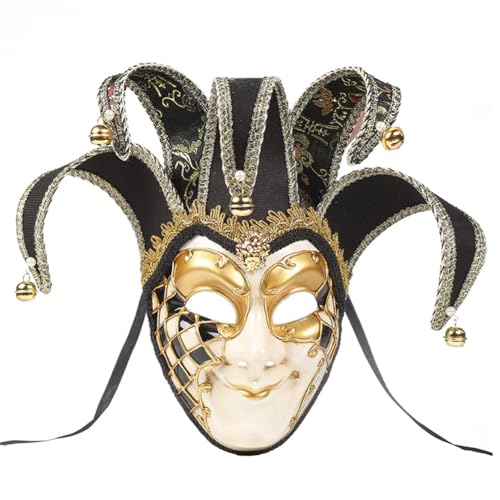Xingchangda Joker Maske Erwachsene Palast Stil Vollgesichtsmaske Joker Cosplay Requisiten Halloween Karneval Party Bühnenaufführung Requisiten von Xinchangda