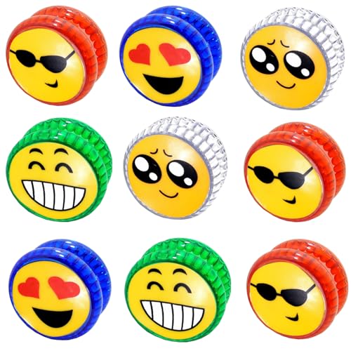 LED Licht YoYo,XinYouer 10PCS Responsive Yoyo für Kinder, Reaktives Kugellager JoJo,Leuchten Yoyos,Professionelles JoJo für Kind und Anfänger,Yoyo für Geburtstagsgeschenke Partys LED Licht YoYo,XinYouer 10PCS Responsive Yoyo für Kinder, Reaktives Kugellager JoJo,Leuchten Yoyos,Professionelles JoJo für Kind und Anfänger,Yoyo für Geburtstagsgeschenke Partys von XineYuor