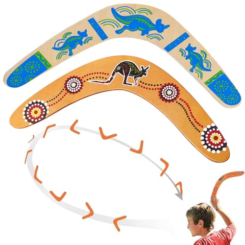XineYuor Bumerang für Kinder, 2PCS Bumerang Holz,V-Förmiger Zurückkehrender Bumerang im Freien Fliegendes Bumerang-Spielzeug für Kinder Anfänger Sportspielspielzeug XineYuor Bumerang für Kinder, 2PCS Bumerang Holz,V-Förmiger Zurückkehrender Bumerang im Freien Fliegendes Bumerang-Spielzeug für Kinder Anfänger Sportspielspielzeug von XineYuor