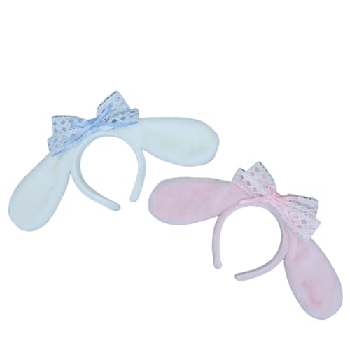 Xingbiyou 2 Stück Hasenohren Haarreif für Alice Cosplay, Plüsch Kostüm Accessoires Xingbiyou 2 Stück Hasenohren Haarreif für Alice Cosplay, Plüsch Kostüm Accessoires von Xingbiyou