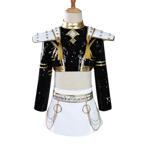 Xingbiyou Anime Cosplay Kostüm Set für Kinder, Rumi, Mira, Zoey, Halloween Karneval Party Verkleidung, Gruppenkostüm (Zoey, 130) von Xingbiyou