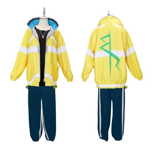 Xingbiyou Anime Cyberpunk David Hacker Cosplay Kostüm Uniform Set, Halloween Karneval Verkleidung (S) von Xingbiyou