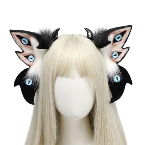Xingbiyou Cthulhu Haarreif mit Dämonenohren, für Halloween, Cosplay, Plüsch-Ohren, künstlich Xingbiyou Cthulhu Haarreif mit Dämonenohren, für Halloween, Cosplay, Plüsch-Ohren, künstlich von Xingbiyou