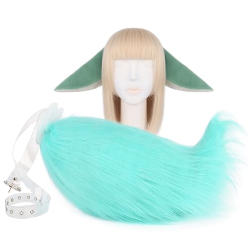 Xingbiyou Honkai: Star Rail Huohuo Kostüm-Set, Fuchsohren Haarreif, Plüsch-Fuchsschwanz, Cosplay-Accessoires Xingbiyou Honkai: Star Rail Huohuo Kostüm-Set, Fuchsohren Haarreif, Plüsch-Fuchsschwanz, Cosplay-Accessoires von Xingbiyou