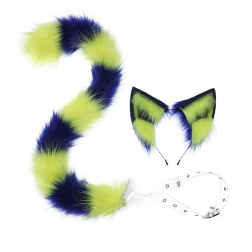 Xingbiyou Katzen Kostüm Set, Katzenohren Stirnband mit Katzenschwanz, Ägyptische Katze Cosplay Accessoires Xingbiyou Katzen Kostüm Set, Katzenohren Stirnband mit Katzenschwanz, Ägyptische Katze Cosplay Accessoires von Xingbiyou