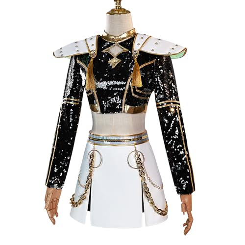 Xingbiyou Kpop Demon Hunters Cosplay Kostüm, Zoey Rumi Mira, Halloween Karneval Party Uniform (Zoey, S) von Xingbiyou
