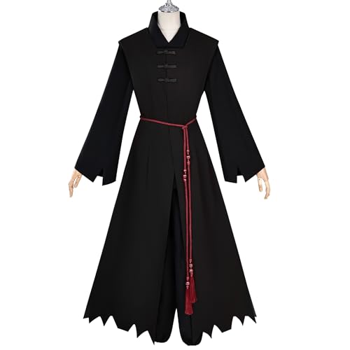 Xingbiyou Kpop Demon Hunters Jinu Cosplay Kostüm, Saja Boy Koreanischer Idol Band Stil, Halloween Party Outfit (M) von Xingbiyou