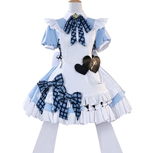 Xingbiyou Love Live Maid Kostüm, Cosplay Uniform für Kousaka Honoka, Minami Kotori, Sonoda Umi, Schürze Dienstmädchen Kleid (XXXL) von Xingbiyou