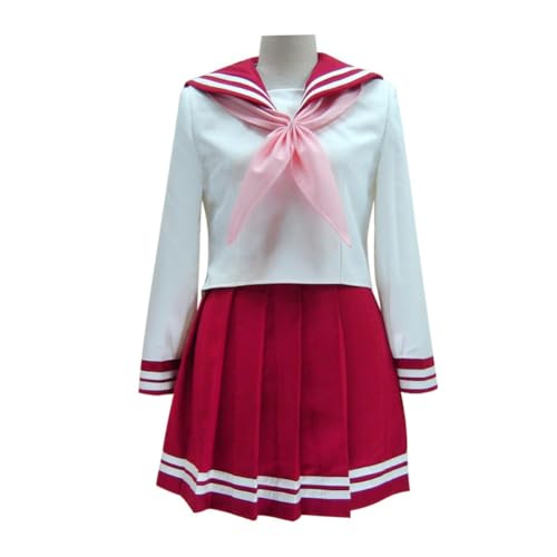 Xingbiyou Lucky Star Izumi Konata Cosplay Kostüm, Anime Halloween JK Uniform Matrosenanzug (S) von Xingbiyou
