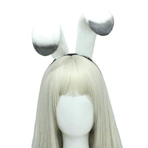 Xingbiyou Plüsch Kaninchen Ohren Haarreif, Arktischer Hase Kostüm Accessoire Xingbiyou Plüsch Kaninchen Ohren Haarreif, Arktischer Hase Kostüm Accessoire von Xingbiyou