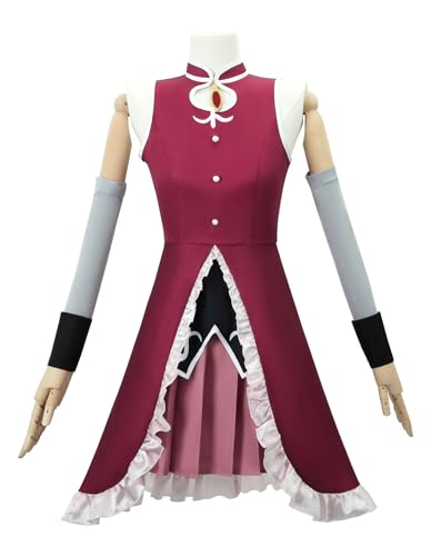 Xingbiyou Puella Magi Madoka Magica Sakura Kyoko Kostüm, Anime Halloween Party Cosplay Verkleidung für Damen und Mädchen (XXXL) von Xingbiyou