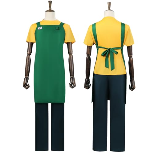 Xingbiyou Sakamoto Days Anime Cosplay Kostüm, Sakamoto Taro Schürze Set, Halloween Party Uniform für Damen und Herren (M) von Xingbiyou