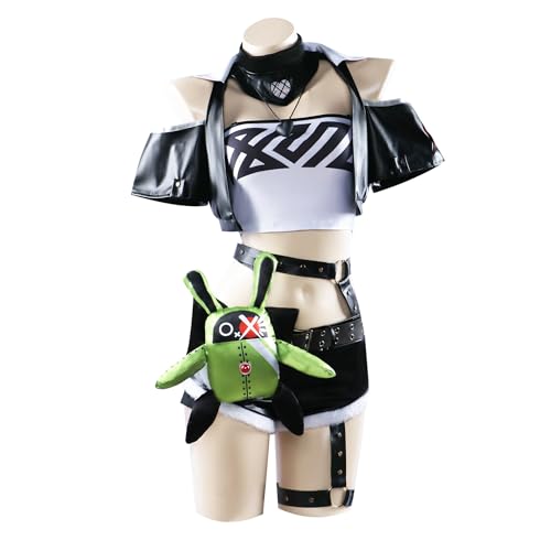 Xingbiyou Zenless Zone Zero Nicole Demara Kostüm Set, Anime Cosplay Verkleidung, Komplettes Set (M) von Xingbiyou