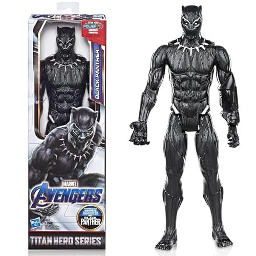 Xingsky Black Panther Figur, Schwarze Panther Figur, Marvel Avengers Figuren 30 cm, Avengers Spielzeug für Kinder ab 3 Jahren von Xingsky