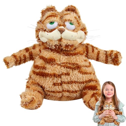 Xingsky Fat Cat Plush, Fat Orange Plüsch 30cm Fette Katze Plüschtier Cat Plush Kuscheltiere für Kinder Erwachsene Geburtstage Party von Xingsky