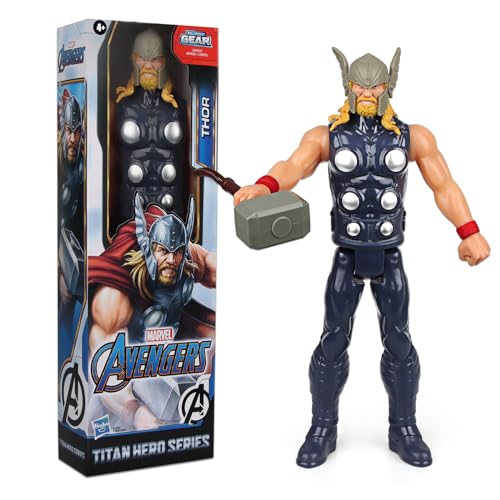 Xingsky Thor Figuren, Thor Spielzeug, Mar-vel Aveng-ers Figuren 30 cm, Aveng-ers Spielzeug für Kinder ab 3 Jahren von Xingsky