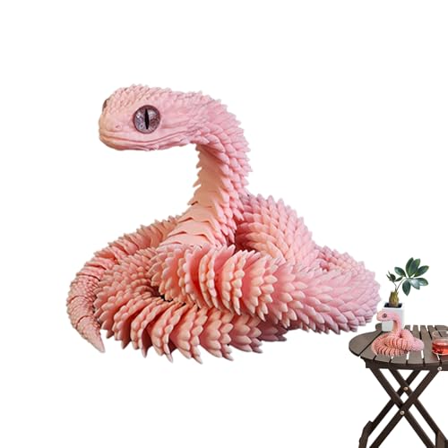 3D -gedruckte Schlange - artikuliertes flexibles Tierspielzeug, bewegliche Struktur mit realistischen Details, leichtem Spaß sammelbar | -gedrucktes Schlangenmodell für Kinder Erwachsene Desktop -Verz 3D -gedruckte Schlange - artikuliertes flexibles Tierspielzeug, bewegliche Struktur mit realistischen Details, leichtem Spaß sammelbar | -gedrucktes Schlangenmodell für Kinder Erwachsene Desktop -Verz von Xinhuju