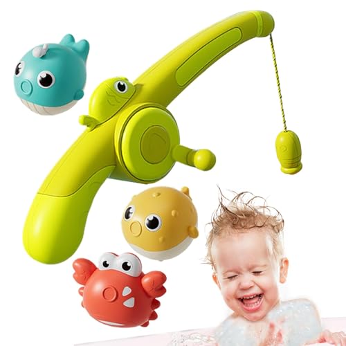 Angelbad, Badezimmerspielzeug mit Angelrute, -Set für magnetisches Fischen - Badezimmerspielzeug für und Mädchen von 18 Monaten nach Oben, Bildungsspielzeug für die Angelbad, Badezimmerspielzeug mit Angelrute, -Set für magnetisches Fischen - Badezimmerspielzeug für und Mädchen von 18 Monaten nach Oben, Bildungsspielzeug für die von Xinhuju