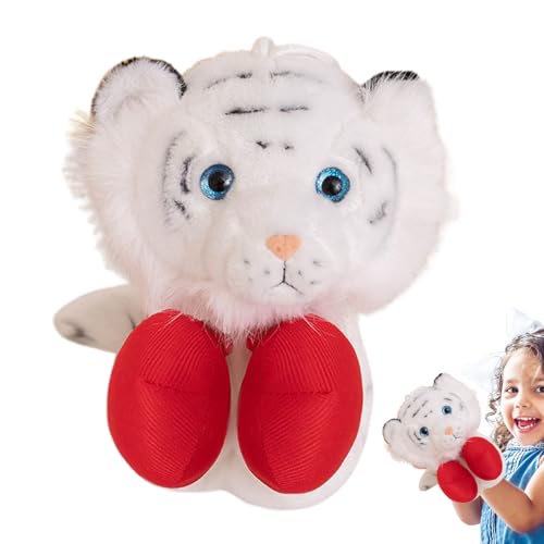 Animal Hand Puppets - Funny Stuffed Toy, Interactive Boxing Puppet Toy with Retractable Arm for Toddler Ages 3+ Classroom Party Storytelling Stocking Easter Basket Filler von Xinhuju