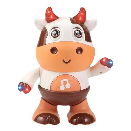 Baby Cow Musical Toys - Singen Roboter Walker, beleuchtetes Bildungsspielzeug | Toys, beleuchtete musikalische Gesangsspielzeug mit Mehreren Liedern Entwicklungsroboter für Kinder Kleinkinder Baby Cow Musical Toys - Singen Roboter Walker, beleuchtetes Bildungsspielzeug | Toys, beleuchtete musikalische Gesangsspielzeug mit Mehreren Liedern Entwicklungsroboter für Kinder Kleinkinder von Xinhuju