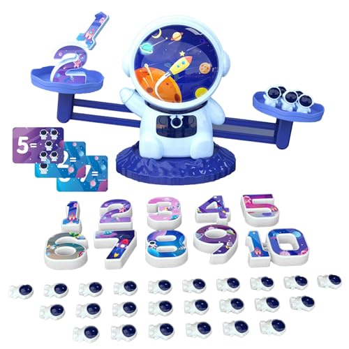 Balance Counting Cool Math - Kinderausbildung Spiel | STEM -Lernmaterial mit lustigem Gleichgewicht, kreatives Zählwerkzeug für Mädchen über 5 Jahre, frühe Fähigkeitenentwicklung und familiäre von Xinhuju