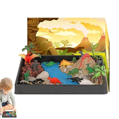 Dinosaurierspiel für Kleinkinder - Dinosaurierlebensraum mit Simulationsvulkan, realistische Figuren | Landschaftswissenschaftsexperimente, Vulkanausbruch Spaß für Kinder, und Mädchen und Grund Dinosaurierspiel für Kleinkinder - Dinosaurierlebensraum mit Simulationsvulkan, realistische Figuren | Landschaftswissenschaftsexperimente, Vulkanausbruch Spaß für Kinder, und Mädchen und Grund von Xinhuju