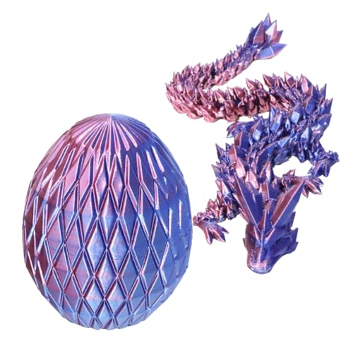 Drachenei mit im Inneren – Drachenei bedruckt, realistisch bedrucktes Fidget Spielzeug | Vielseitiges Drachenspielzeug für Kinder, Schreibtischdekoration für Armaturenbretter von Xinhuju