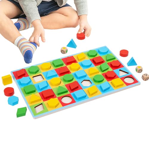 Farbsortierspielzeug für Kleinkinder, Formsortierspielzeug | Sortier- und Stapelspielzeug aus Holz – Formensortierer, Lernspiel von Xinhuju