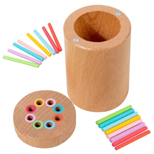 Farbsortierung Vorschulspielzeug – Lernstäbe aus Holz für sensorische sortierte Spiele | Feinmotorik-Entwicklung, Farbsortieraktivitäten für Kleinkinder 1-3, Iden-Tool Farbsortierung Vorschulspielzeug – Lernstäbe aus Holz für sensorische sortierte Spiele | Feinmotorik-Entwicklung, Farbsortieraktivitäten für Kleinkinder 1-3, Iden-Tool von Xinhuju