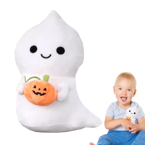 Geisterkürbis Plüschtier, Geister-Plüschtierspielzeug, weißes Geister-Plüschtier aus Plüsch – weißer Geist Halloween- , weich, niedlich, für Heimdekoration für Wohnzimmer, Schlafzimmer Geisterkürbis Plüschtier, Geister-Plüschtierspielzeug, weißes Geister-Plüschtier aus Plüsch – weißer Geist Halloween- , weich, niedlich, für Heimdekoration für Wohnzimmer, Schlafzimmer von Xinhuju