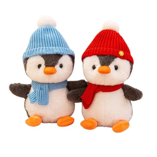 Gepolstertes Pinguin, Füllung Pinguin | Weiche Hochzeitspuppen -Set 2, Animal Peaks Animal Pinguine Happy Birthday Toy Spielzeug Spielzeug Weiche Puppe für Kinder und Liebhaber von Xinhuju