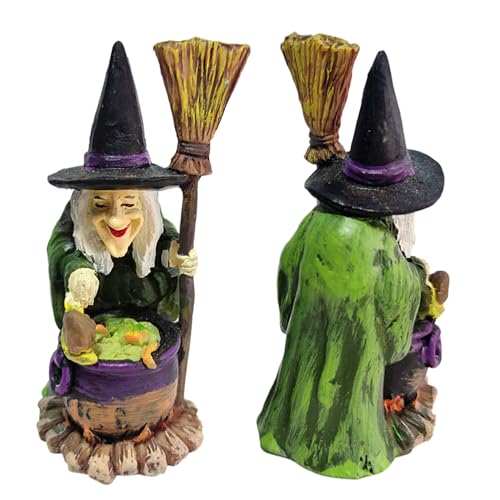 Halloween Hexenfiguren | Harz -Zauberer -Statue für Innenausstellungen - Halloween -Wohnkultur -Ornament, psychologischer Sandtisch Hexenfigur für -Schreibtisch, Bücherregal, Tabletop -Dekorati Halloween Hexenfiguren | Harz -Zauberer -Statue für Innenausstellungen - Halloween -Wohnkultur -Ornament, psychologischer Sandtisch Hexenfigur für -Schreibtisch, Bücherregal, Tabletop -Dekorati von Xinhuju
