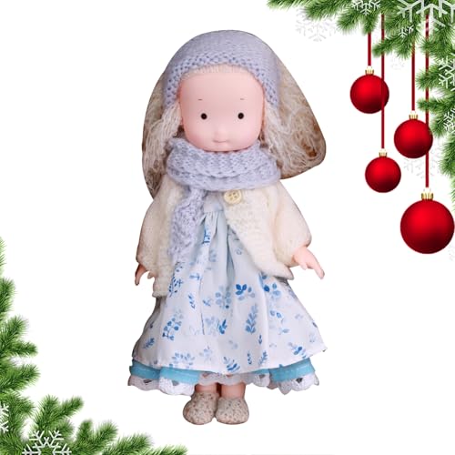Handgemachtes Puppenmädchen - Entzückende Anime -Stoffpuppe | Freude deine Freunde und deine Familie mit diesem Mädchen Rag Sleeping Toy Kinderspielzeug, Theme Weiche Stoffpuppe mit Kleid und A von Xinhuju