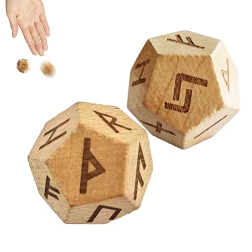 Holz Runen Set - Geschnitzte ältere -Würfel, kompakte Runengusswürfel | Kleine Wahrsagery Rune -Würfel für spirituelle Führung, Sammel -Rune -Tool für Meditationspraktiken und tragbare Reisean Holz Runen Set - Geschnitzte ältere -Würfel, kompakte Runengusswürfel | Kleine Wahrsagery Rune -Würfel für spirituelle Führung, Sammel -Rune -Tool für Meditationspraktiken und tragbare Reisean von Xinhuju