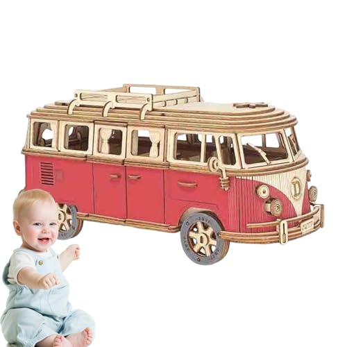 Holzbus-Puzzle – Holzpuzzle, Touristenbusmodell, Puzzle-Busbausatz | Handwerkliches Tourbus-Puzzle aus Holz für und Erwachsene, Bastelset, Spielset Holzbus-Puzzle – Holzpuzzle, Touristenbusmodell, Puzzle-Busbausatz | Handwerkliches Tourbus-Puzzle aus Holz für und Erwachsene, Bastelset, Spielset von Xinhuju