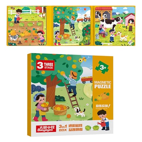Kinder magnetische Rätsel-Lernen von Magneträtseln, Magnetreise-Rätsel, Roadtrip-Aktivitäten Spielzeug magnetische Mehrnutzungsrätsel für und Mädchen für 2-6-Jährige Kinder magnetische Rätsel-Lernen von Magneträtseln, Magnetreise-Rätsel, Roadtrip-Aktivitäten Spielzeug magnetische Mehrnutzungsrätsel für und Mädchen für 2-6-Jährige von Xinhuju