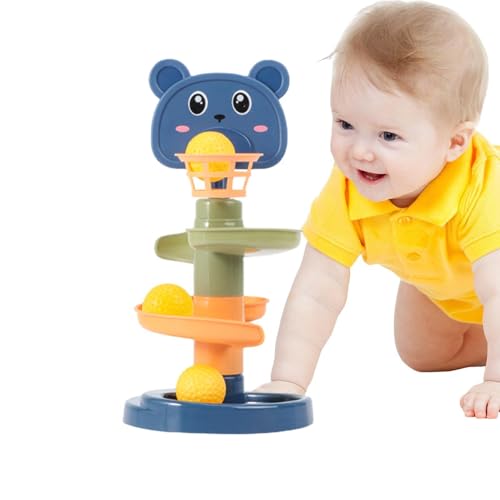 Kugelgleitspielzeug | Kugelturm mit Rollen | Lern- und Entwicklungskugelturm, Lernspielzeug, Vorschulspielzeug von Xinhuju