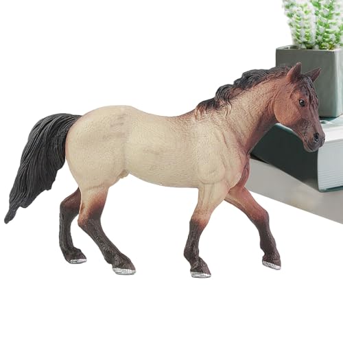 Model Horse, Creative Horse Animal Model Ornament - Realistische Pferdespielzeug für Mädchen und, Kinder Bildungsstatue -Spielzeug von Xinhuju