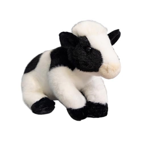 Plüschkuh - Realistische Plüschpuppe Kuh Plüschpuppe 8,6 Zoll - Kuscheltiere Kuscheltiere, Yak Plüschtier, Bauernhof-Plüschtier für Frauen, Männer, Kuh-Poss von Xinhuju