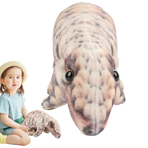 Plüschtiere Spielzeug - Simulation Pangolin Plüschspielzeug, Simulation Hautfreundliches Pangolin Komfort Kissen Kissen Mädchen Plüschspielzeug, treu zu Leben und Zootieren von Xinhuju