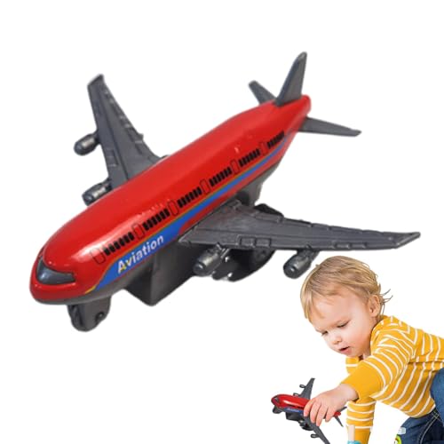 Pollback Airplane for Children, Alloy Airplane Model Toys, Simulation Inertial T Alloy Plane Model, Realist Design Parteien ist so konzipiert, dass sie im Haus und in mehreren Aszen, im Freien, im von Xinhuju