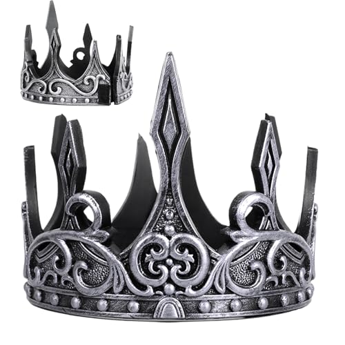 Prom crowns - regals Kostümzubehör, Vintage mittelalterliche Cosplay -Requisite, Golden Royal Headwear Stück, stilvolles Ornament | Krone für Hochzeit Halloween party kings -Outfit -Festzug Zeremoniee Prom crowns - regals Kostümzubehör, Vintage mittelalterliche Cosplay -Requisite, Golden Royal Headwear Stück, stilvolles Ornament | Krone für Hochzeit Halloween party kings -Outfit -Festzug Zeremoniee von Xinhuju