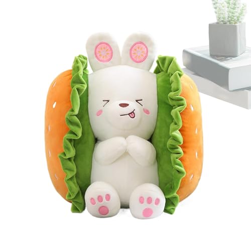 Puppe für Hunde, Plüsch, Plüschtier für Tiere, Hamburger-Hund, Cartoon-Puppe, Servo Sofa Abbracc für Tiere, für Sofatiere von Xinhuju