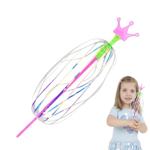 Rainbow Toy Spinner – Twirler Rainbowstock, magischer mit glänzender Bubble | rotierende Stickerei mit interaktivem Spielzeug, Spiele im Freien, Goodie -Bag -stensers von Xinhuju