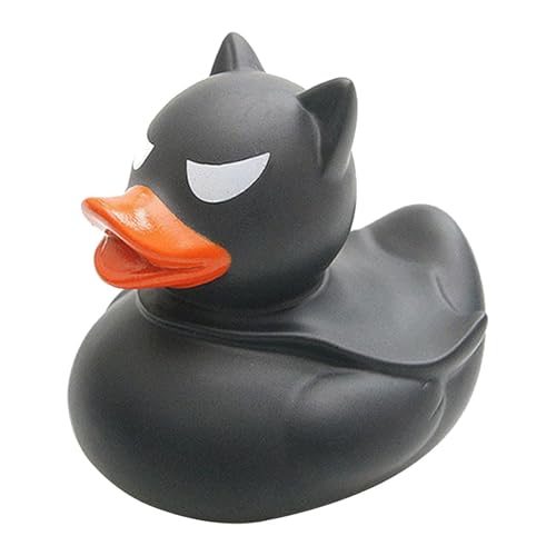Schwarze Gummiente - Lustiges Badespielzeug in Form einer Gummiente für den Kindergarten | Das Badespielzeug in Form einer schwarzen Gummiente ist eine lustige Halloween-Deko von Xinhuju
