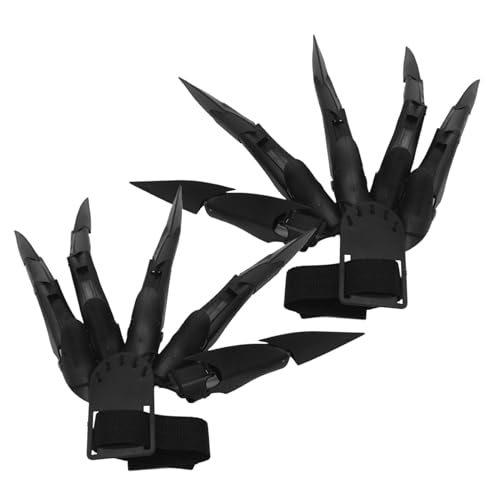 Skeleton Hände Knochenklaue - gruselige Horrorkostüm -Requisite, Fingerverlängerung | Scary Hand Bone Claw, Knochenfinger -Erweiterung für Halloween Party Dress Up Decoration Accessoire Cospl von Xinhuju